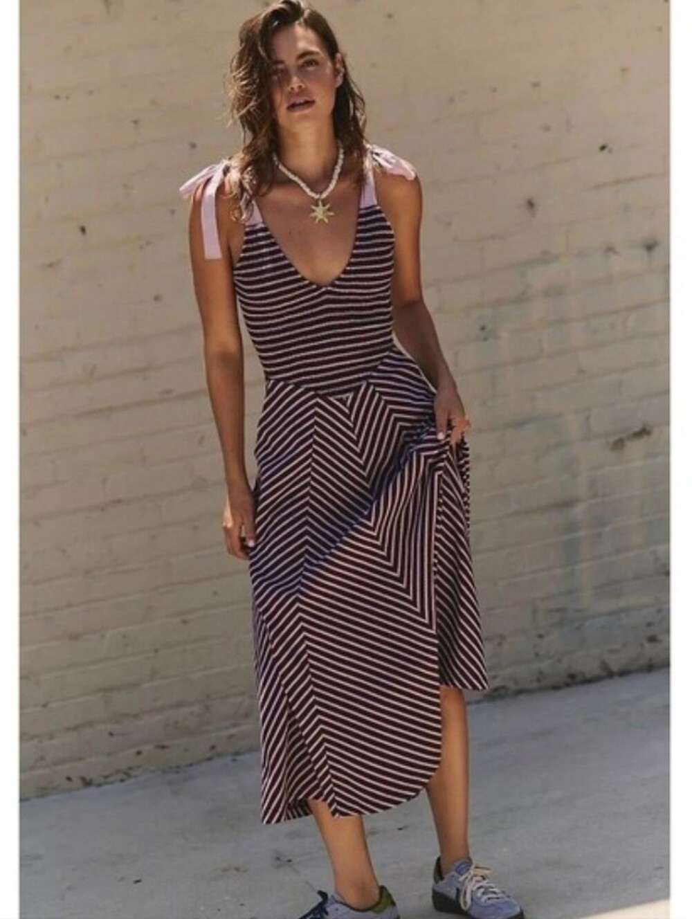 Free People Cecelia Midi Dress Sz Sm